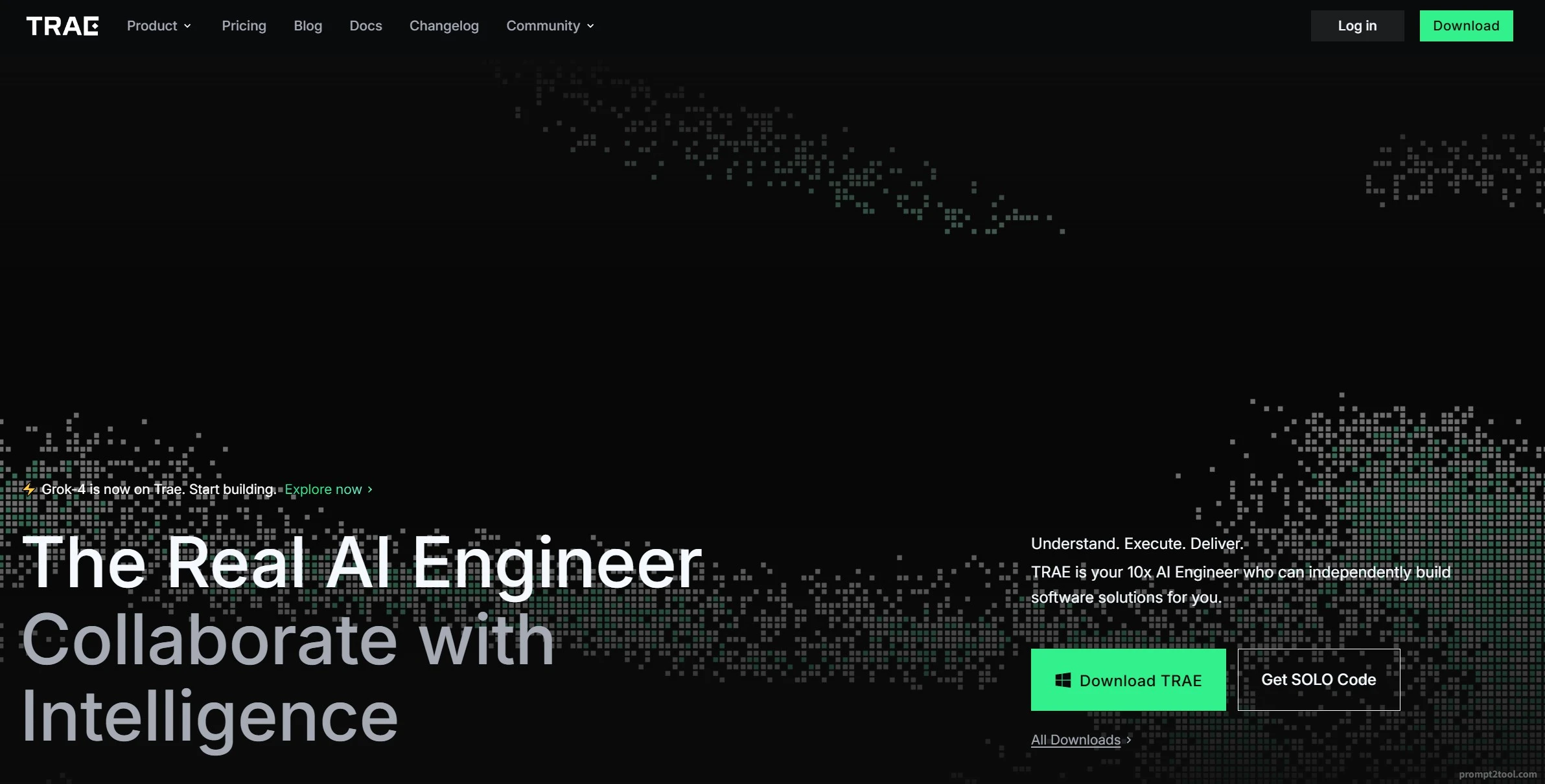TRAE - prompt2tool screenshot 1 of 2